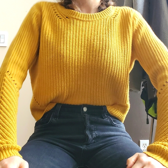 Mustard knit sweater - Picture 5 of 6
